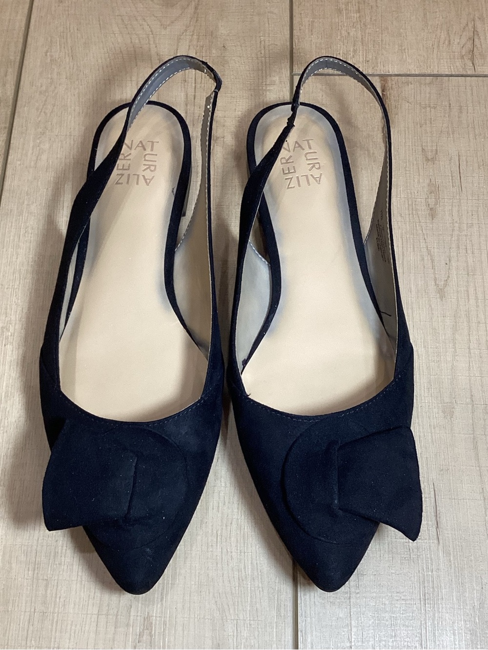 Naturalizer Elsie Black Sing Back Flats Woman’s Size 11